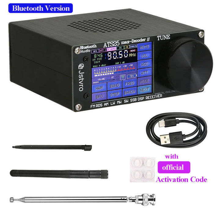 ATS25 Max Decoder II Full-Band Radio Receiver – 2024 Upgraded, 2.4