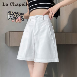 La Chapelle | Womens Thin High Waist A-line White 5-Inch Shorts Summer