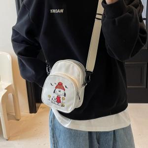 Cute Childrens Crossbody Bag Cartoon Dog Single Shoulder Bag Casual Travel Mobile Phone Bag Trendy Baby Leisure Outing