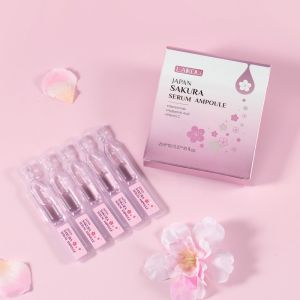 LAIKOU jepun Sakura Serum Ampoule 2ml * 10-mencerahkan menghidrat Anti-penuaan Niacinamide mesra Halal