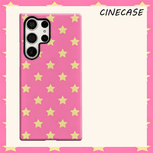 pink yellow stars For Samsung Galaxy S26 S25 S24 A56 A36 Dual Layer Luxury Fashion Full Lens Protective Case