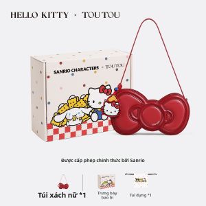 TOUTOU | Túi Đeo Chéo Hình Thú Biển Màu Đỏ