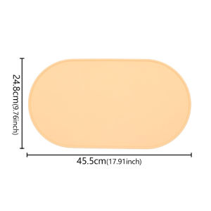 Silicone Pet Bowl Mat Placemat Prevent Spills Feed Mats Waterproof Prevent Spills Dog Cat Food Feeding Pad Kitten Bowl tray Mats