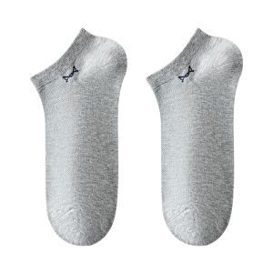 miiow | 7A Antibacterial Catman Mens Socks Summer Thin Breathable Sweat Absorbent Mesh Short Socks Anti-Odor New Arrival