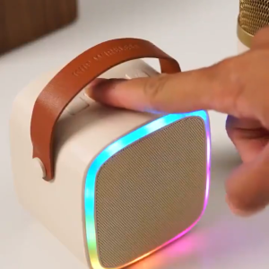 Speaker K12 Speaker Karaoke Bleutooth Speaker Dengan 1 Mic Karaoke