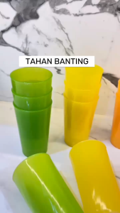 12 pcs Gelas Plastik 400ml: Souvenir & Pesta