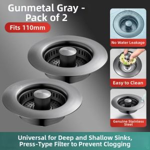 Universal Leakage-proof Strainer with New Pop-up Core