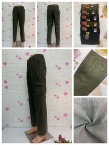 [6803] SELUAR KERJA LELAKI 6 POKET STRAIGHT CUT YANG KUALITI BAIK / SELUAR KARGO