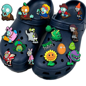 Hot Toys | 17pcs Hot Toys Cartoon Game Themed Characters Series PVC Shoe Accessories Hole Slipper Decoration DIY Detachable Fashion Gifts