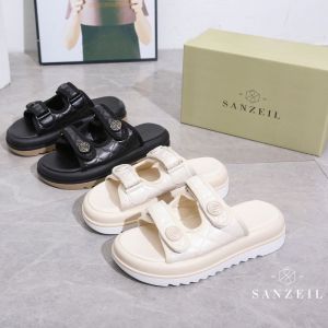 Sanzeil Cassie - Sandal Wanita Import Terbaru Sandal Slop Sol Tebal