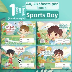 High-Quality Durable Sketchbook with Stickers for Kindergarten and Elementary Students