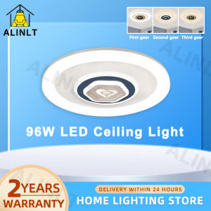 Ceiling Light Modern LED Tri Color Ceiling Lamp Love Center Light 96W Living Dining Bedroom Kitchen Pendant Light ALINLT