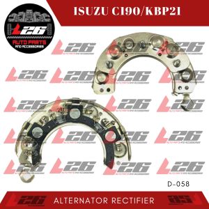 Isuzu C190 KBP21 ALTERNATOR RECTIFIER D-058 AUTOLEADER BRAND