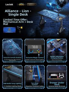 Loctek | World of Warcraft Collaboration Electric Gaming Desk