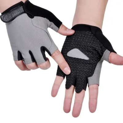 Găng Tay Đi Xe Đạp Nửa Ngón Chống Trượt Thoáng Khí Dành Cho Nam Và Nữ Găng Tay Xe Đạp Thể Thao Chống Mồ Hôi Chống Sốc Có Fourchettes