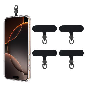 TiMOVO Phone Tether Tab Rotatable 360°  Cell Phone Lanyard Patch for Phone Strap Anti-theft Phone Tether Tab for iPhone 16 15 & Most Smartphones (4 Pack)