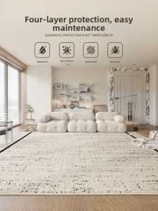ZHUOYI | Waterproof Stain Resistant No Maintenance Luxurious Rug