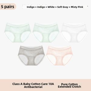 JIAZINI | Antibacterial Cotton Extended Crotch Cool Sense Lace Briefs