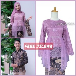 BAJU KEBAYA WISUDA M L XL JUMBO / KEBAYA TUNANGAN PASANGAN TERBARU / BAJU BROKAT ATASAN KEBAYA