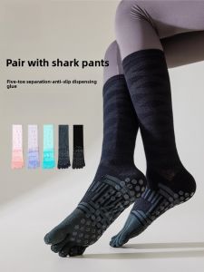 miiow | Womens Autumn Winter Cotton Compression Socks Five Fingers Breathable Pressure Resistant Sport Style Pure Color MiiOW Cat Person