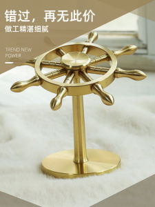 Đầu Lái Thuyền Bằng Đồng Quà Tặng Trang Trí Bàn Lưỡi Trident Xoay Quà Tặng Trang Trí Nhà Tranh Trang Trí Phòng Khách Phòng Làm Việc Trang Trí Nhà