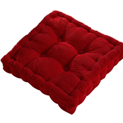 Meditation Floor Square Pillow For Seating On Floor Solid Tufted Thick Pad Cushion For Yoga Balcony Chair Seat Cushions