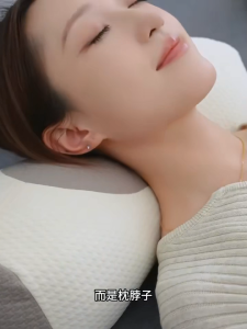 Cylindrical  Buckwheat Pillow Ergonomic Cervical Support Neck Pillow Anti-arch Breathable Spine Pillow Help Sleep