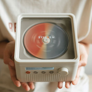 SYITREN R200 เครื่องเล่นซีดีบลูทูธ ลูทูธลำโพง สเตอริโอหน้าจอ แสดงผลเสียงอิสระย้อนยุค