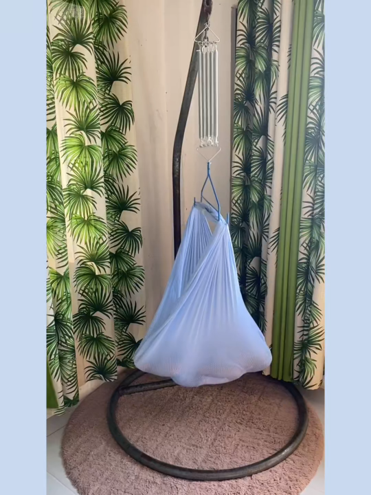 Baby Hammock Spring Cradle With Stand Baby Cradle Set Safe Baby - Main Image