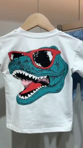 TREEHOUSE baby clothes for boys set Handsome and domineering dinosaur short-sleeved shorts two-piece boys clothing set childrens clothing