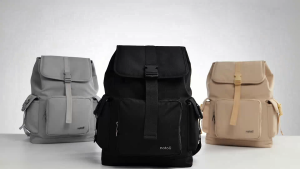 Balo nam nữ học sinh NATOLI dây rút thời trang chống nước cao cấp BST Buckle Flap Backpack B31