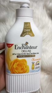 [CẢI TIẾN MỚI] Sữa tắm hương nước hoa Pháp Enchanteur Deluxe 650g - Mềm mịn như lụa Lưu hương 24H