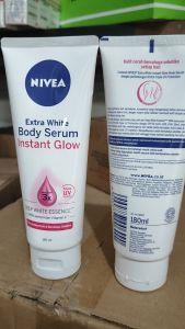 NIVEA Body Care Body Serum Extra White Instant Glow 180ml 2 pcs