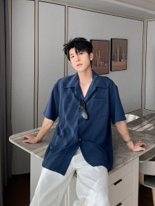 Hualun Nam Mùa Hè [[ne4> Áo Sơ Mi Tay Ngắn Rủ [[ne7> Fit Cuba [[ne5> [[ne2> [[ne3> Pha Trộn [[ne6> [[ne1>]