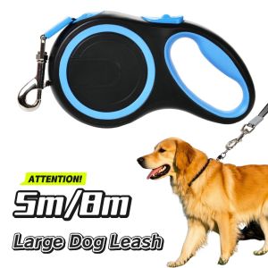 Heavy Duty Automatic Retractable Dog Leash Extendable Pet Walking Lead Rope Nylon Belt for Small Medium Large Dogs And Cats