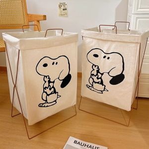 ถังผ้าอืดพับได้ Adorable Bathroom Home Use Laundry Basket ถังผ้าอืดพับได้สำหรับห้องน้ำ ถังผ้าอืดแบบท่อโลหะผสม