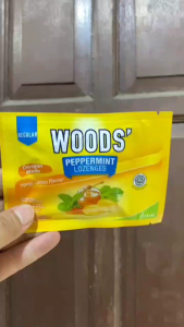 WOOD'S Peppermint Lozenges 15gr - Permen Woods