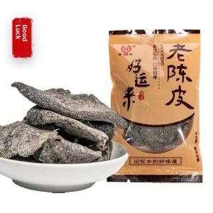 Ready-to-eat Old Dried Orange Peel Mini Pack Snack from Zhuj Province in China Zhejiang City Huzhou Good Luck Comes Black Sugar