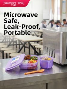 Tupperware | Segmented Kids Lunch Set Microwave-safe