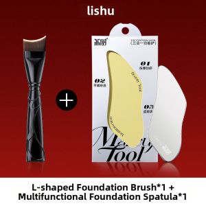 lishu | L-shaped Ultra-thin Contour Seamless Concealer Foundation Brush