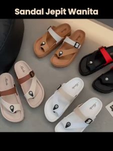 YooWoo Sandal Wanita Kekinian / Sandal Jepit Wanita / Sandal Wanita Elegan / Sandal Wanita Casual Kekinian / Sandal Wanita Tinggi / Sandal Wanita Terbaru 2025
