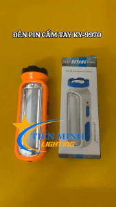 Đèn Pin LED 2 chức năng 4316 loại lớn - 9970 loại nhỏ chế độ chiếu sáng mạnh/yếu dung lượng pin lớn