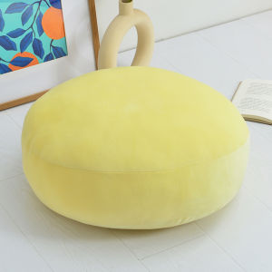 ที่รองศีรษะขนแกะสุดน่ารัก ที่นั่งสีพื้น ตกแต่งพิมพ์ลาย หมอนสำหรับนอนของเด็ก อุปกรณ์ตกแต่งห้องนอน ขนแกะ ทรงกลม