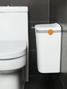 MOLORE | Wall-mounted Lidded Narrow Space Trash Can