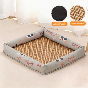 Hadassah | Summer Breathable Pet Bed Rattan Mat
