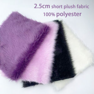 1 piece of faux fur fabric - 30x50 cm polyester woven 2.5 cm pile length suitable for making handmade dolls and cosplay plus