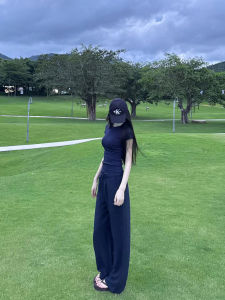 American Style Short Sleeve T-Shirt Womens Summer New Basic Solid Color Versatile Short Top Sweat Absorbent And Moisture Wicking