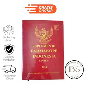 Buku Suplemen III Farmakope Indonesia Edisi 6 tahun 2024 - Suplemen 3 Farmakope Indonesia Edisi 6 Hard Cover