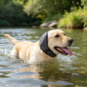Teekland Dog bịt tai Cho Tắm Bơi & Chải Chuốt Chống Nước Chó mũ tắm Tái Sử Dụng Dog bảo vệ tai Cho Tiếng Ồn thổi khô Có Thể Điều Chỉnh Tai Kết Thúc Tốt Đẹp Cho Chó Tắm