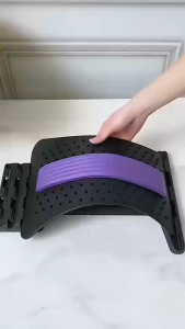 Back Massager 𝗠𝗮𝗴𝗶𝗰 𝗦𝘁𝗿𝗲𝘁𝗰𝗵 Stretcher Equipment Massage Tools Massageador Fitness Support Relaxation Spine Pain Relief